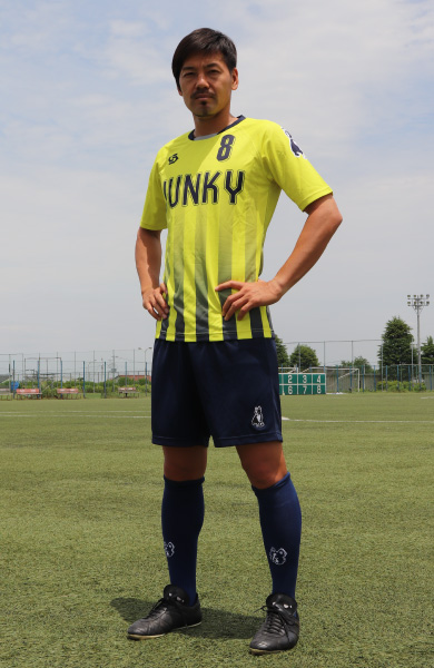 サッカージャンキー 昇華ユニフォーム 着用イメージ