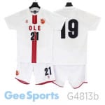 ナイキ、アディダス、プーマなど有名ブランドのサッカーユニフォームをチームオーダーで作るならGeesports・作品集G4813b FC OLE 様